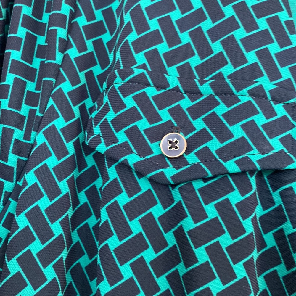 Talbots Dress. Geometric Pattern - image 3